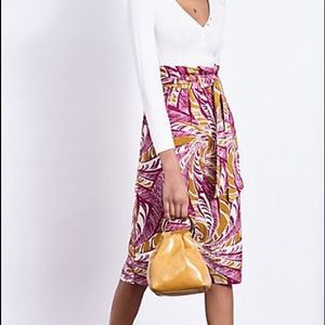 🆕Anthropologie Porridge Lanai Pocket Midi Skirt